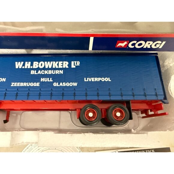 Corgi CC12510 Atkinson Borderer Tautliner W.H. Bowker Ltd Edition Diecast Truck - Picture 4 of 13